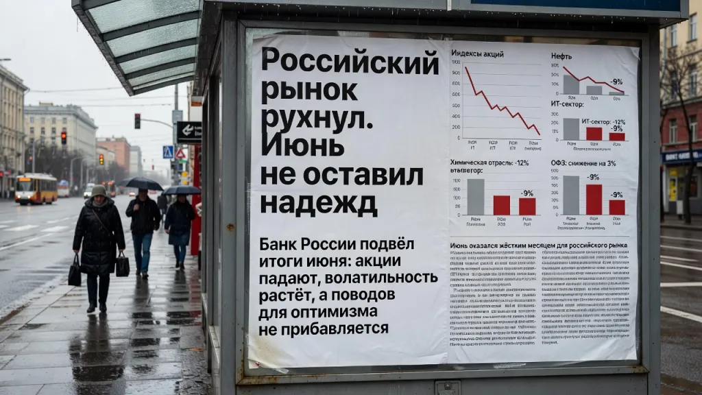 Российский рынок рухнул. Июнь не оставил надежд